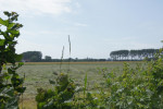 uitzicht over de landerijen